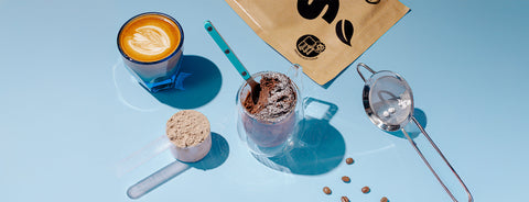 Mug cake choco-café dans une tasse