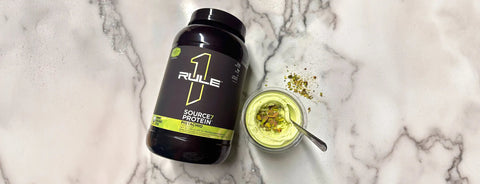 Crème glacée protéinée à la pistache!