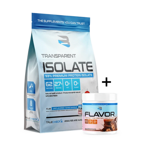 Believe - Transparent Isolate - 4lb + Saveur Gratuite