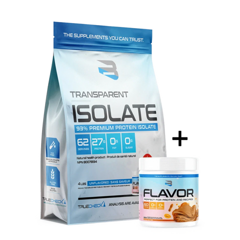 Believe - Transparent Isolate - 4lb + Saveur Gratuite