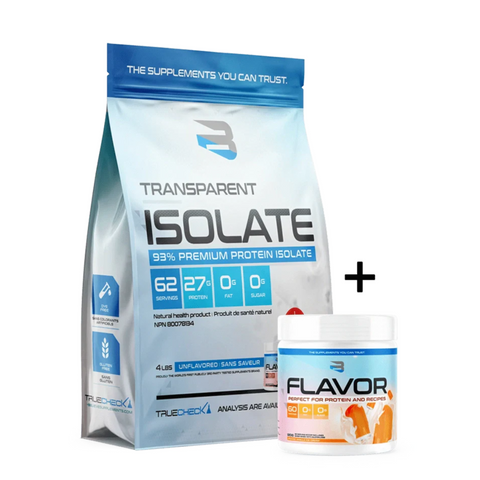 Believe - Transparent Isolate - 4lb + Saveur Gratuite