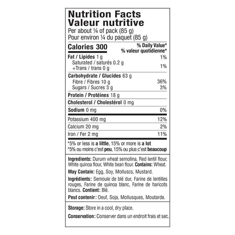 Informations Nutritionnelles