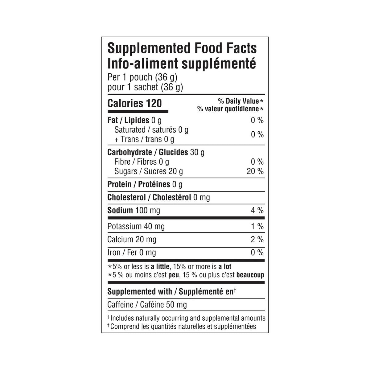 Informations Nutritionnelles