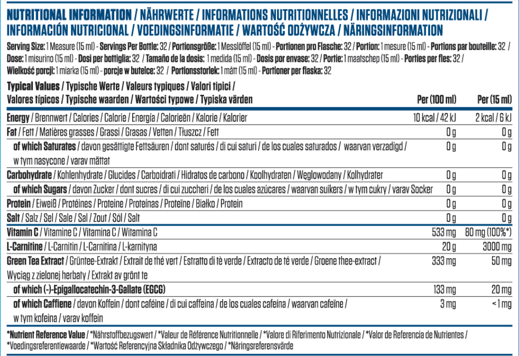 Informations Nutritionnelles