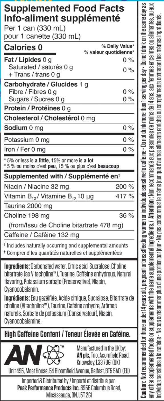 Informations Nutritionnelles