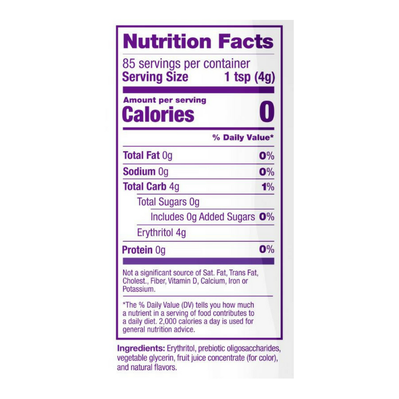 Informations Nutritionnelles