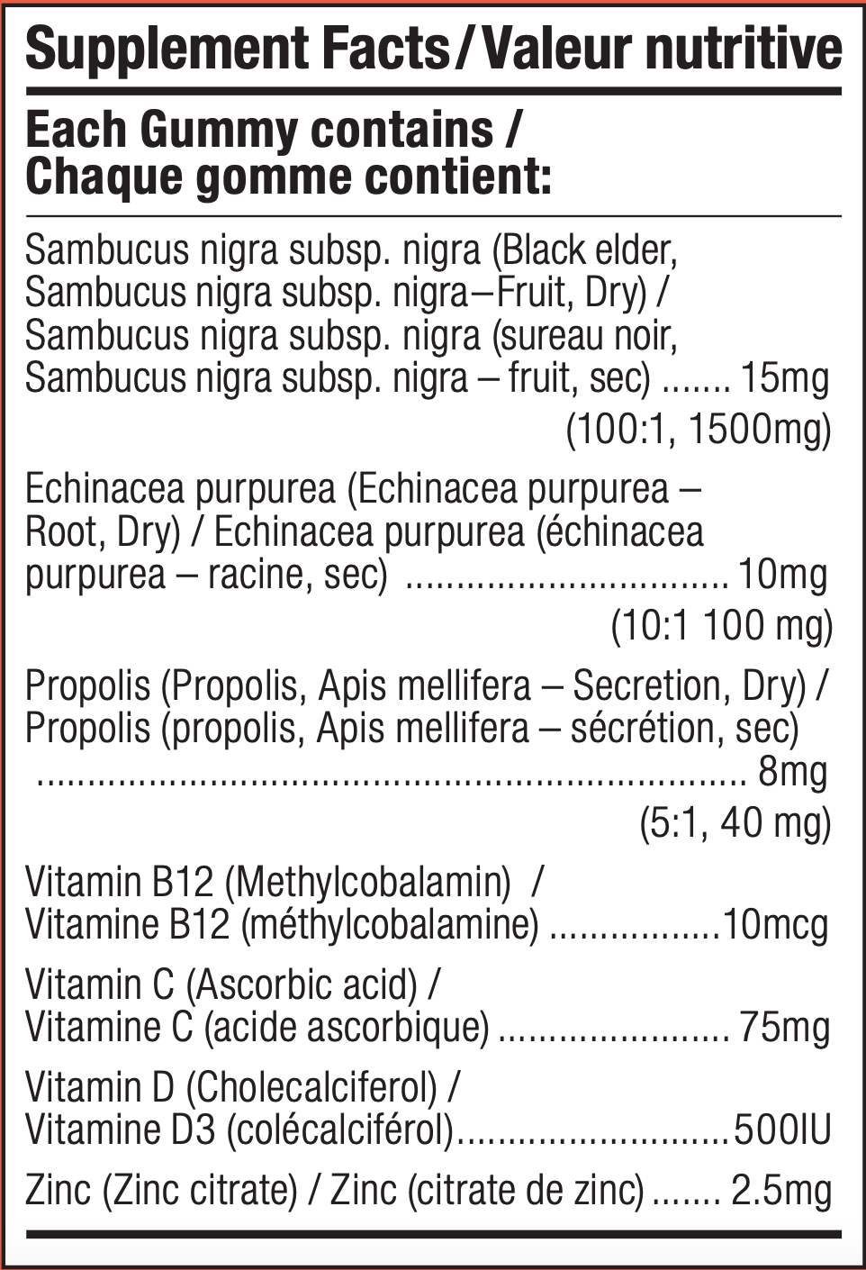 Nutritional Information