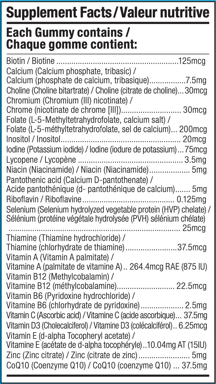 Informations Nutritionnelles