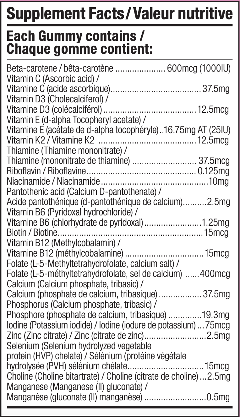 Informations Nutritionnelles