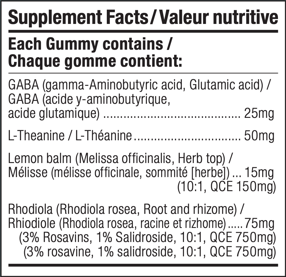 Informations Nutritionnelles