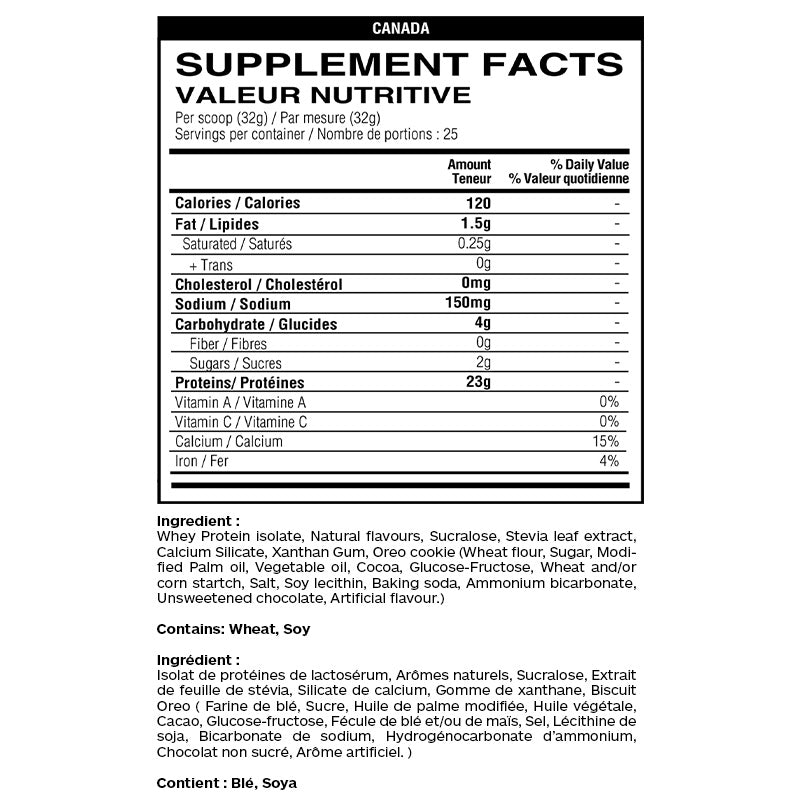 Informations Nutritionnelles