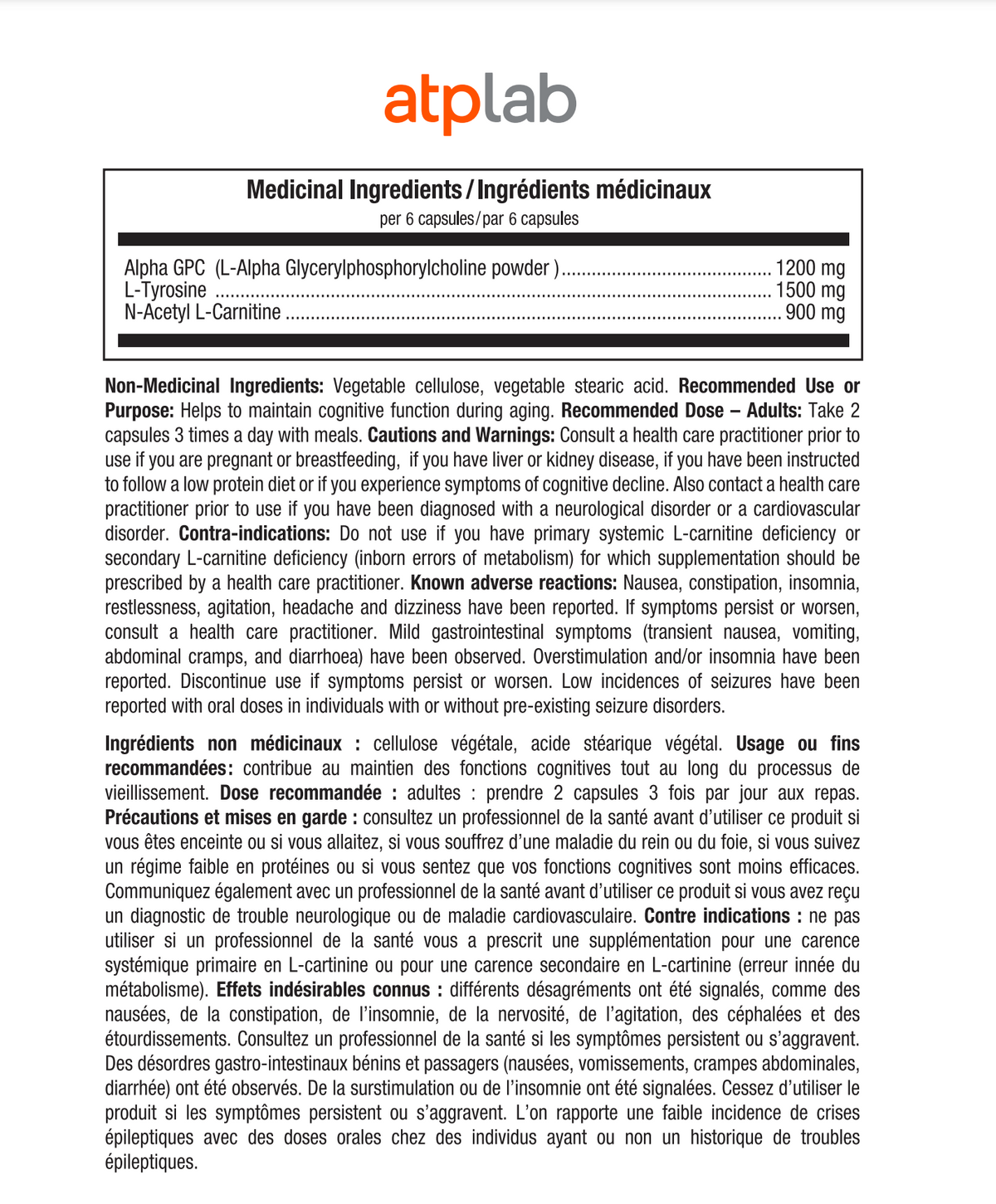 Informations Nutritionnelles