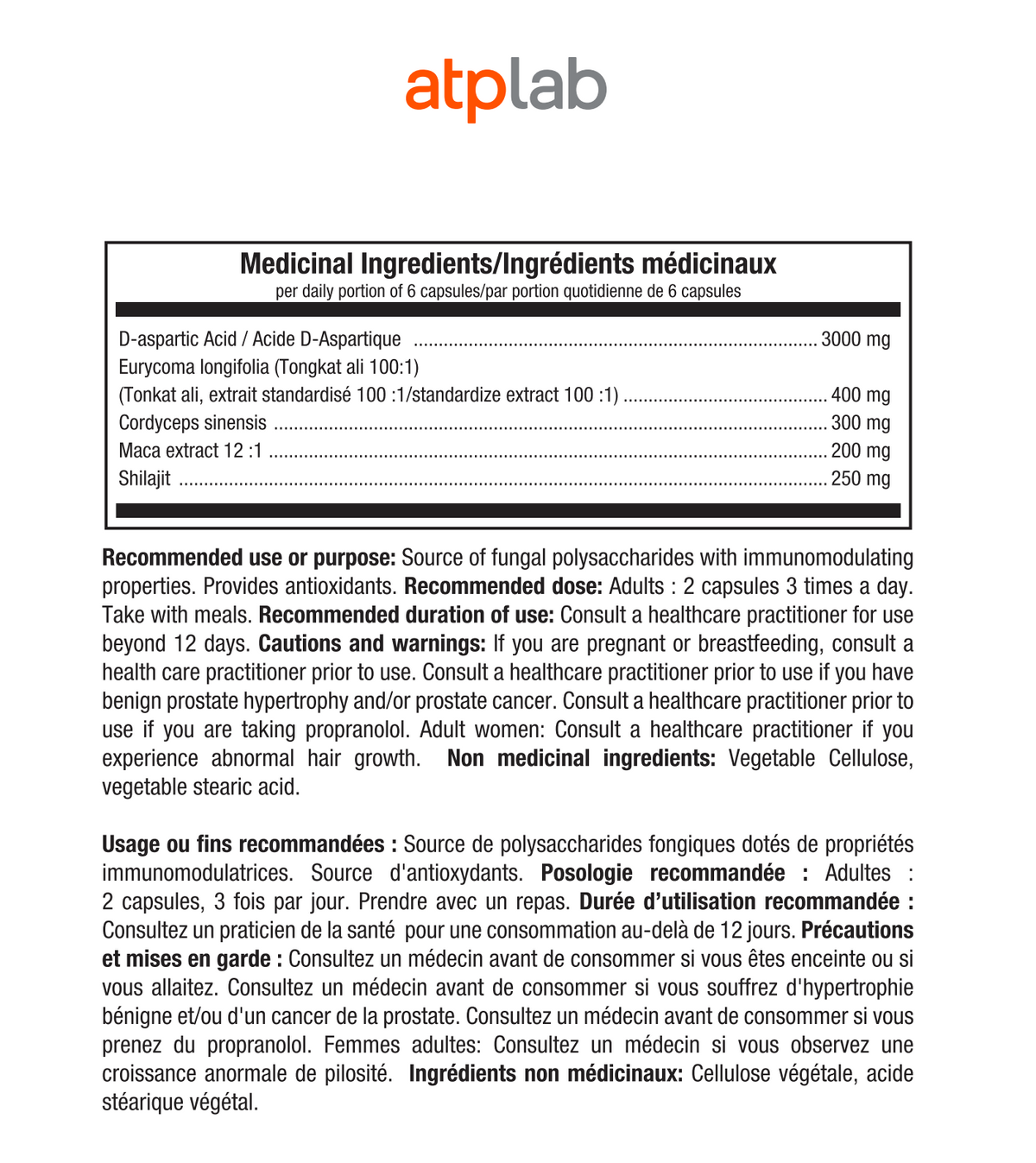 Informations Nutritionnelles