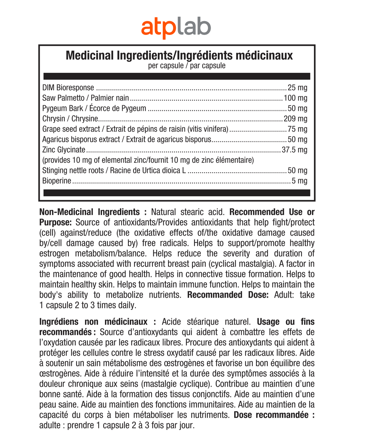 Informations Nutritionnelles