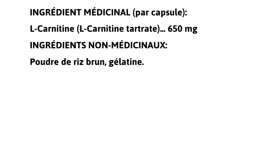 Informations Nutritionnelles