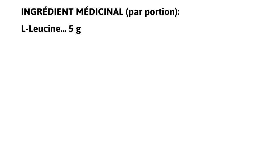 Informations Nutritionnelles