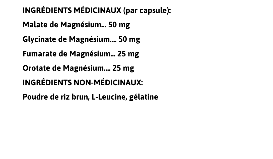 Informations Nutritionnelles