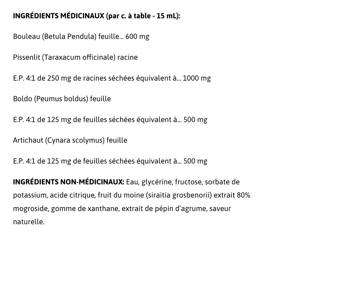 Informations Nutritionnelles