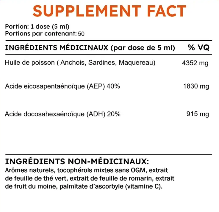 Informations Nutritionnelles