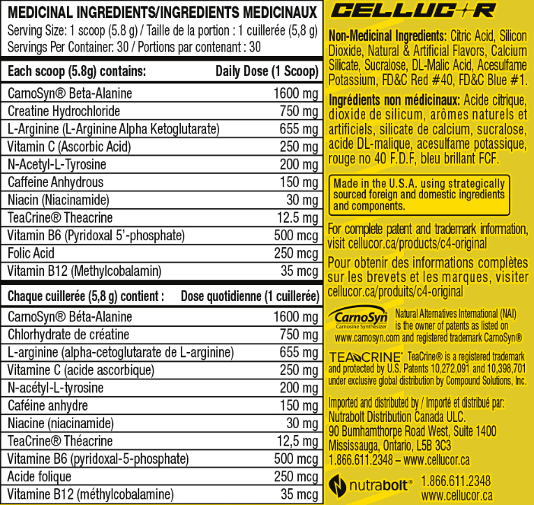 Informations Nutritionnelles