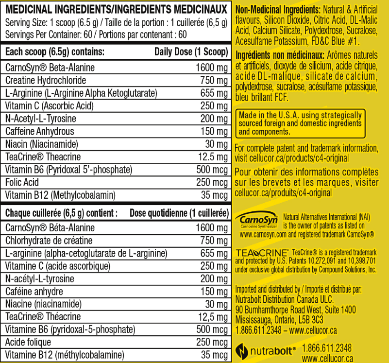 Informations Nutritionnelles