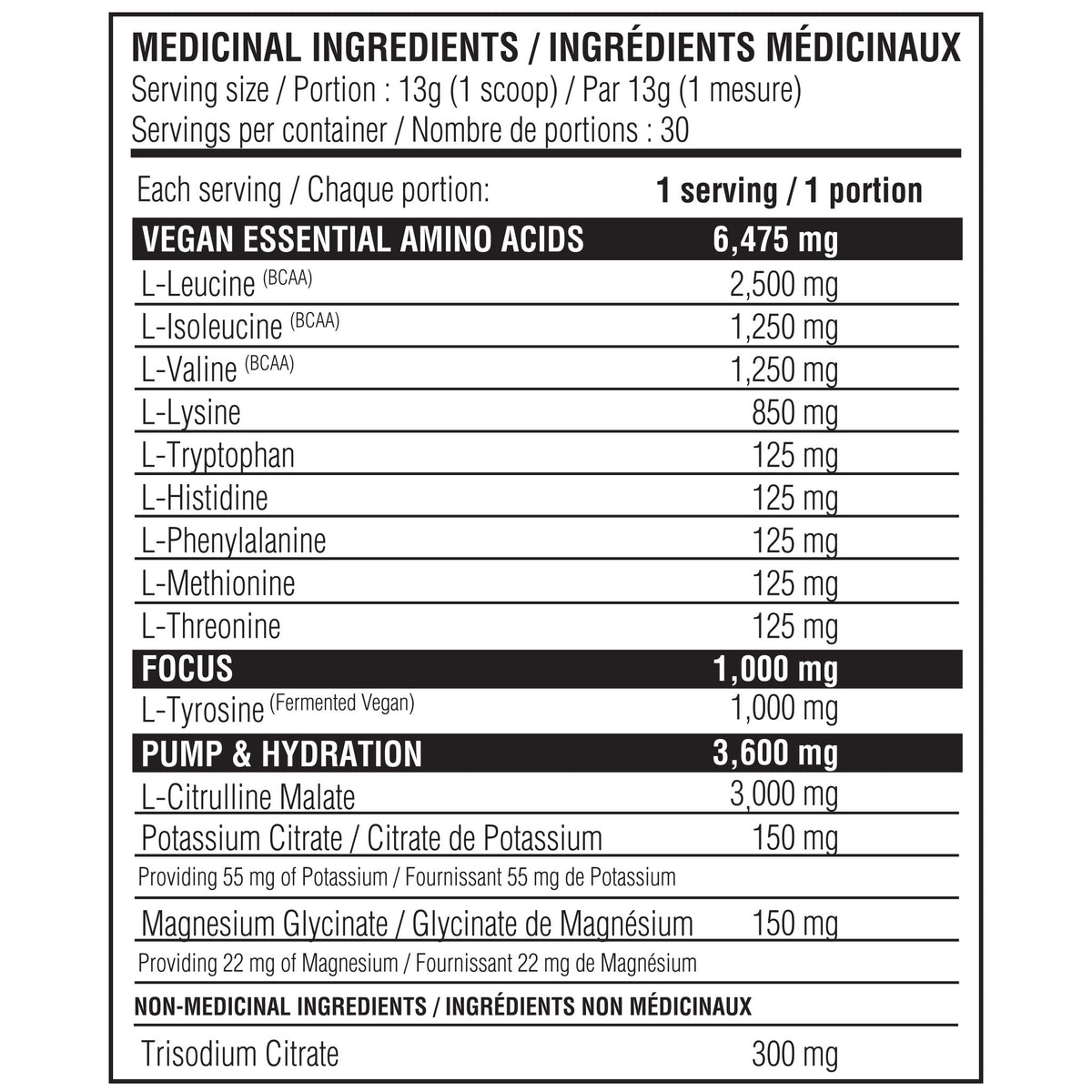 Informations Nutritionnelles