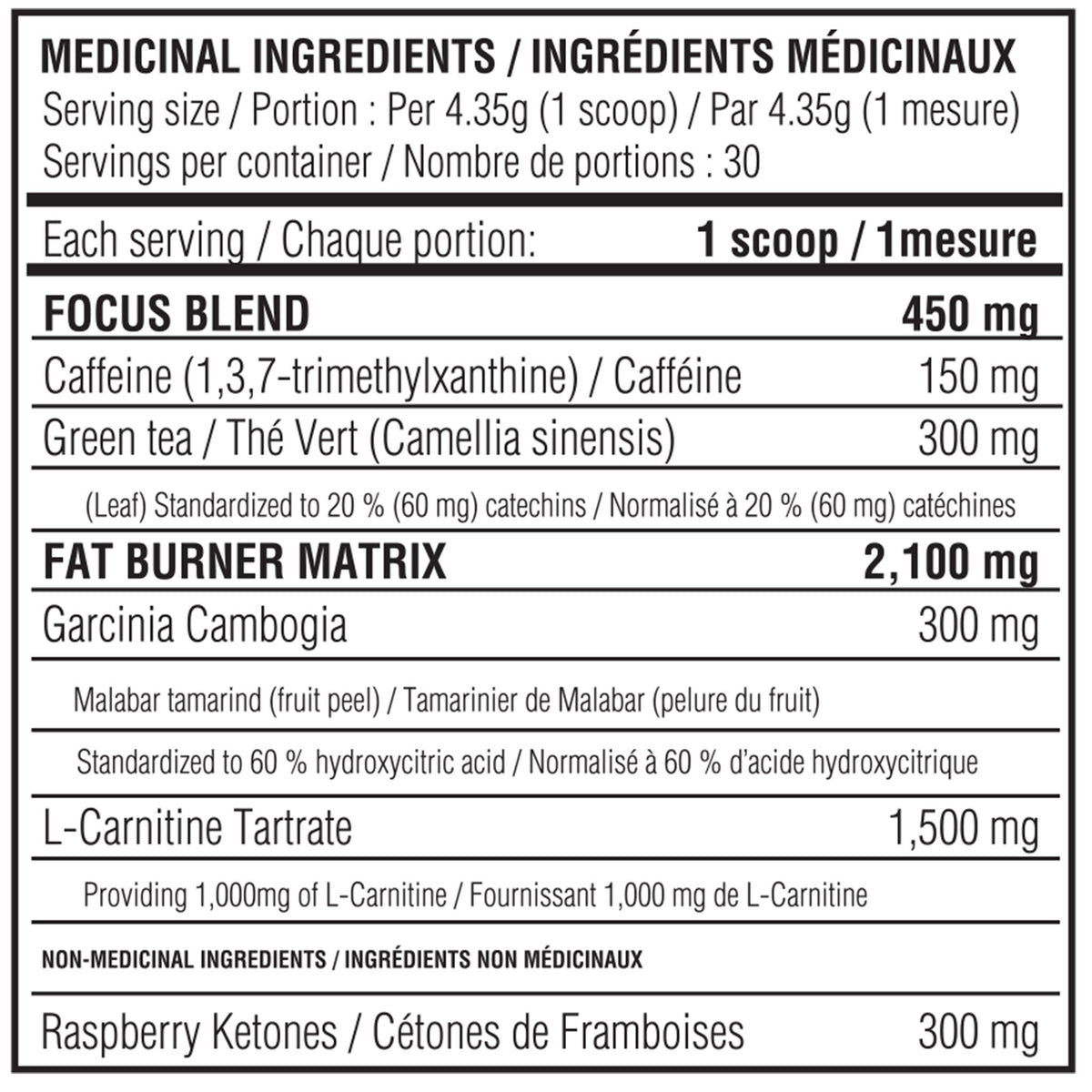 Informations Nutritionnelles