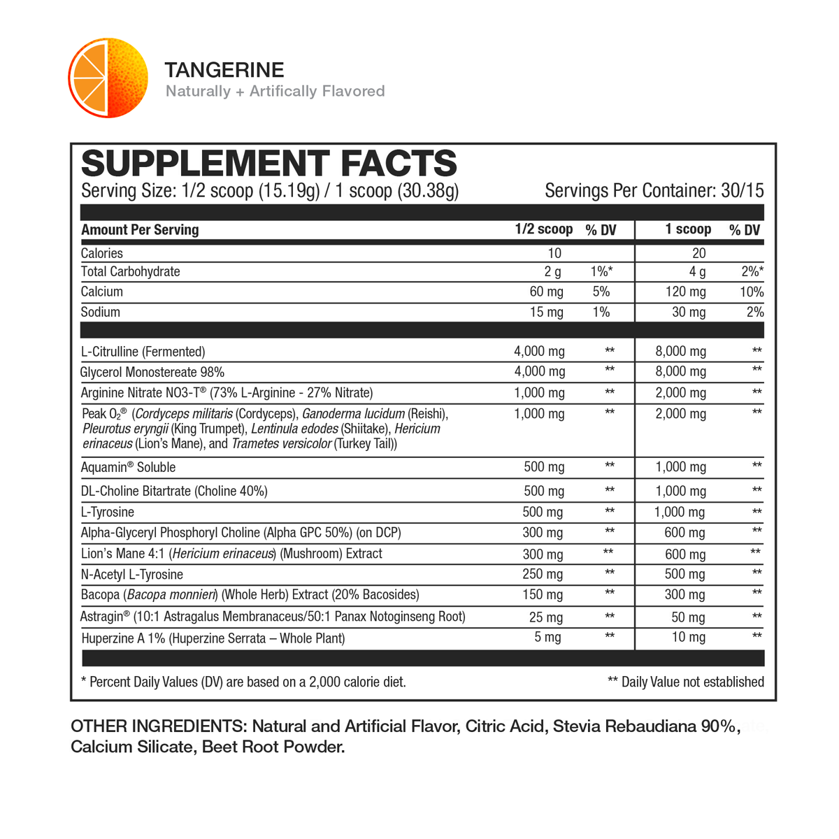 Informations Nutritionnelles