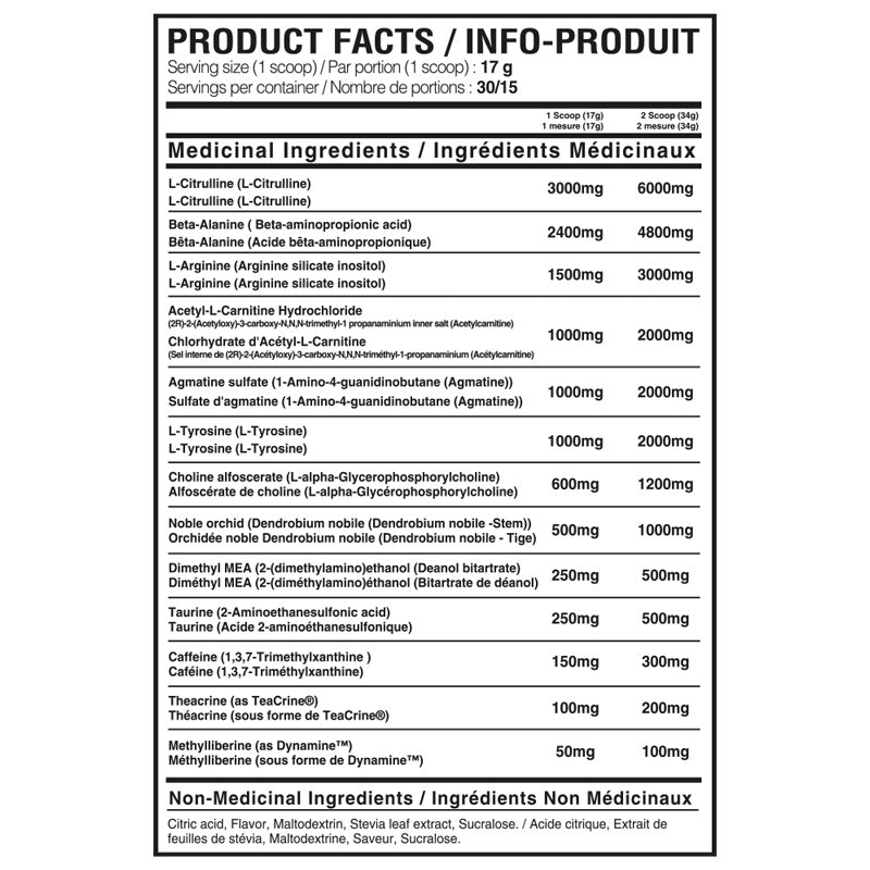 Informations Nutritionnelles