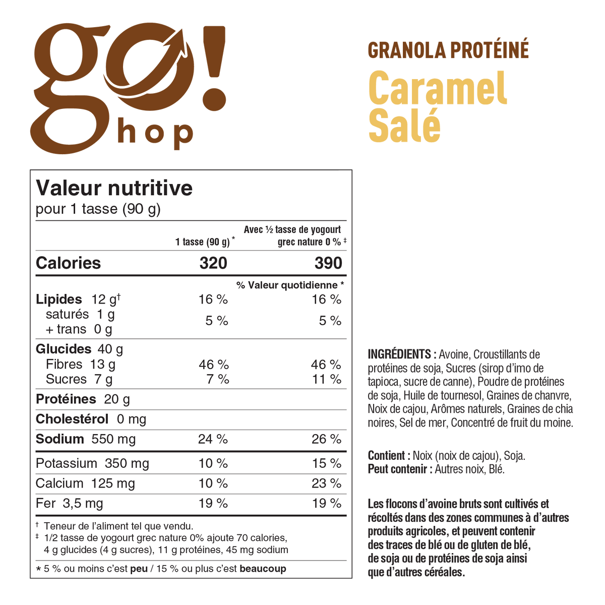 Informations Nutritionnelles