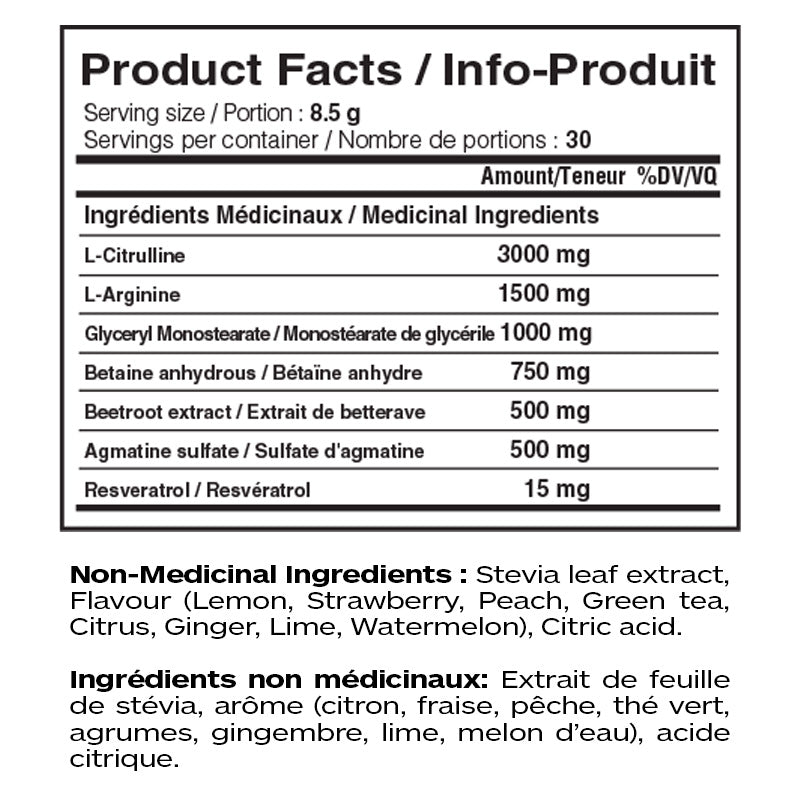Informations Nutritionnelles