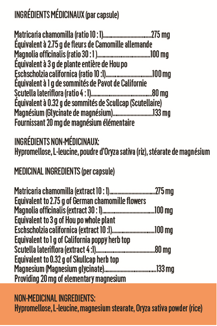 Informations Nutritionnelles