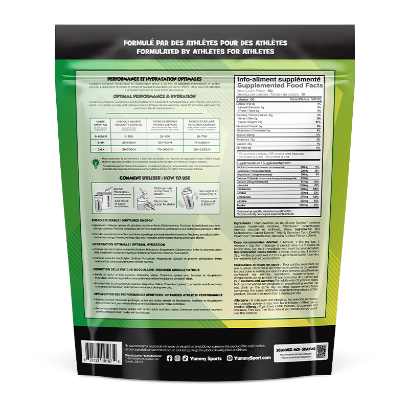 Informations Nutritionnelles