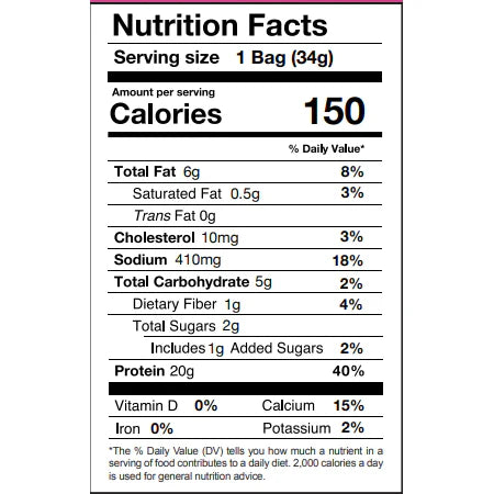 Informations Nutritionnelles