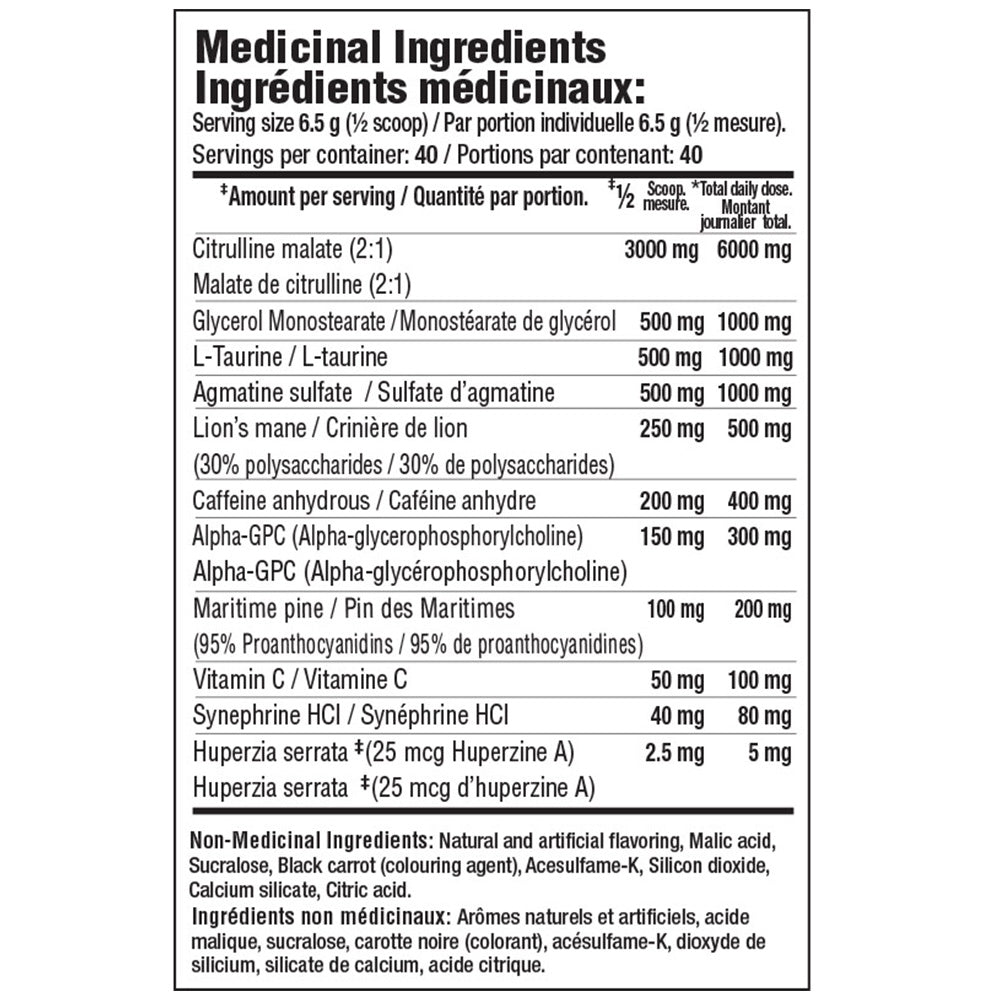 Informations Nutritionnelles