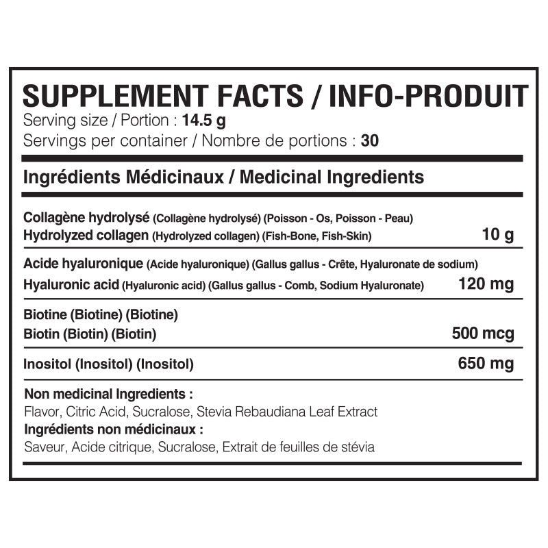 Informations Nutritionnelles