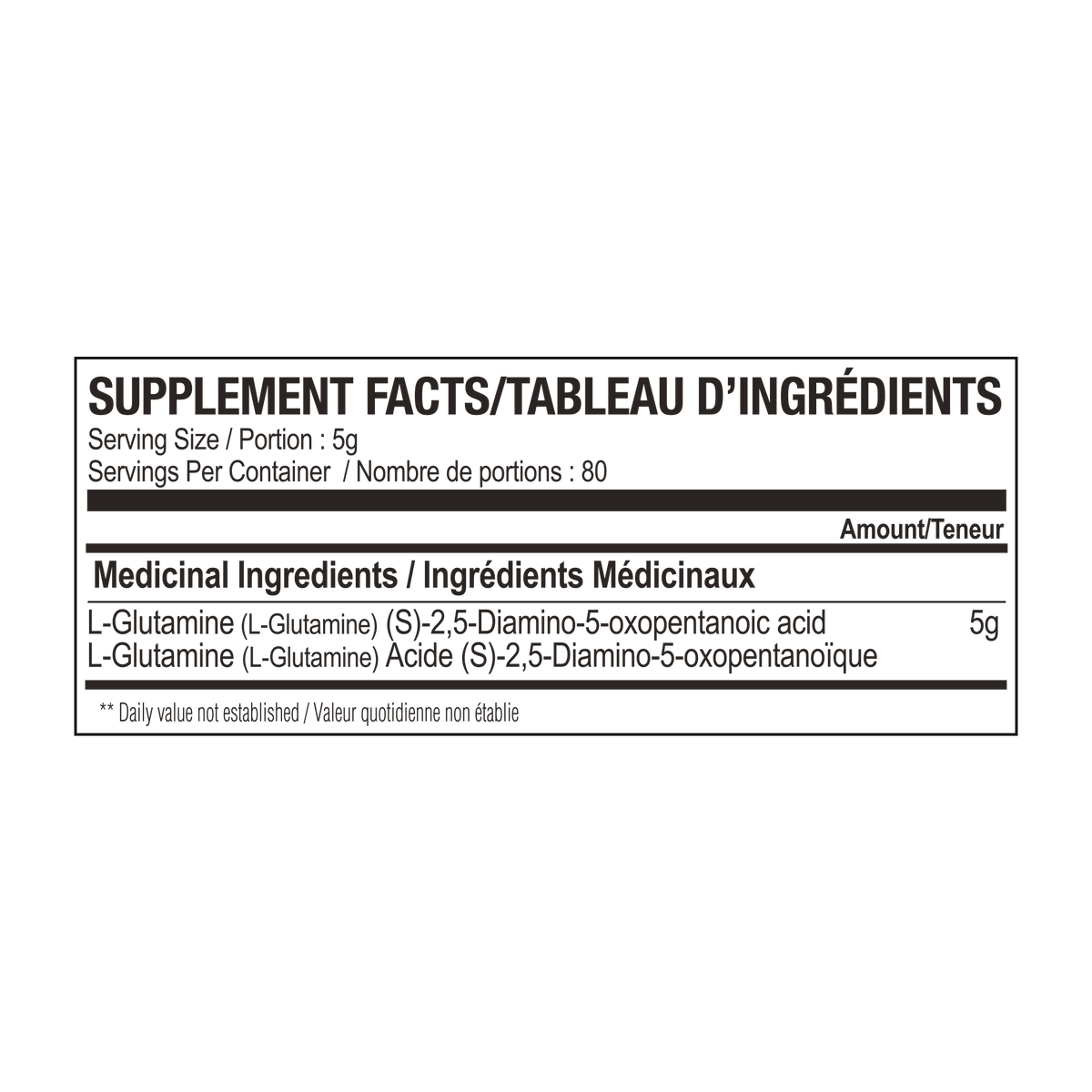 Informations Nutritionnelles