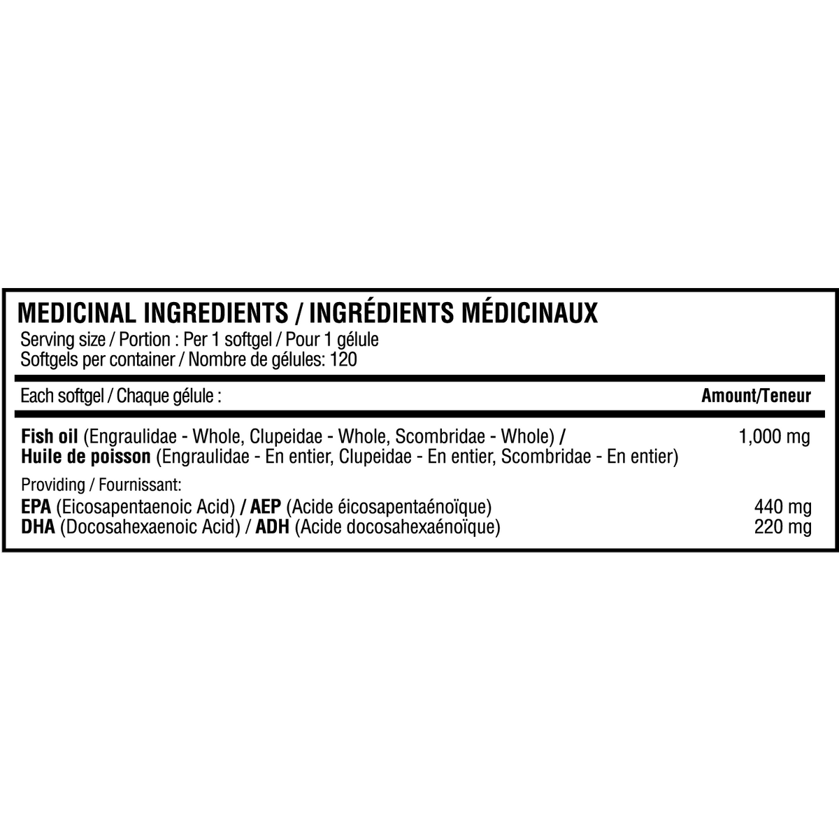 Informations Nutritionnelles