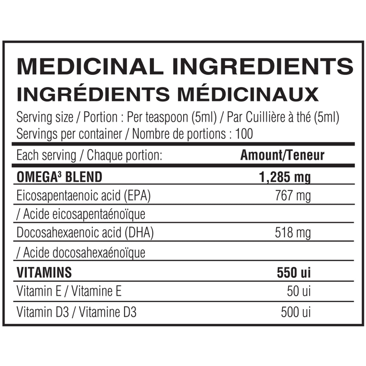Informations Nutritionnelles
