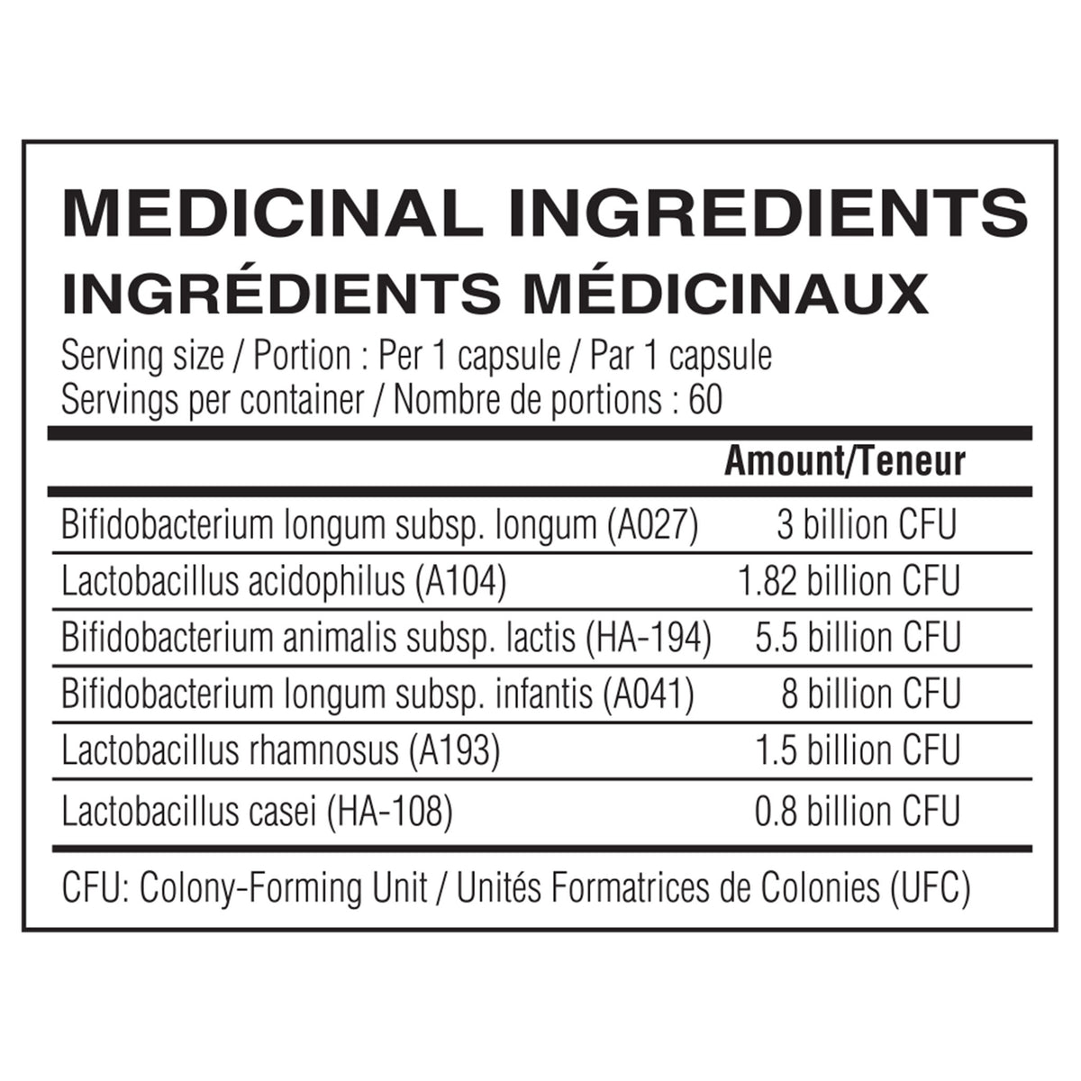 Informations Nutritionnelles