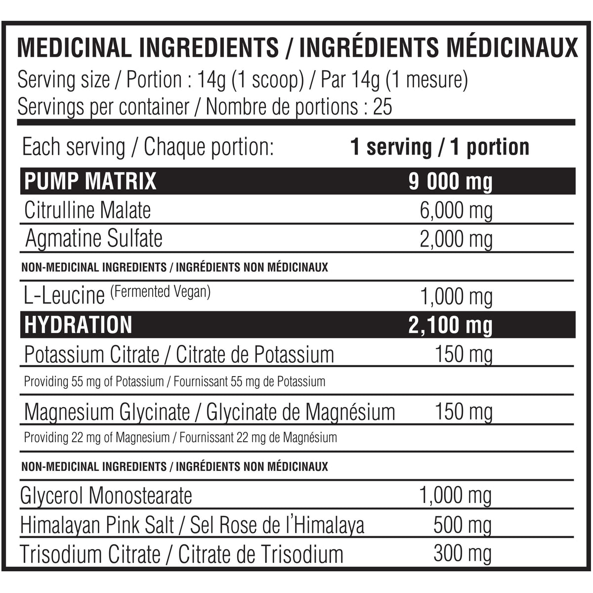Informations Nutritionnelles