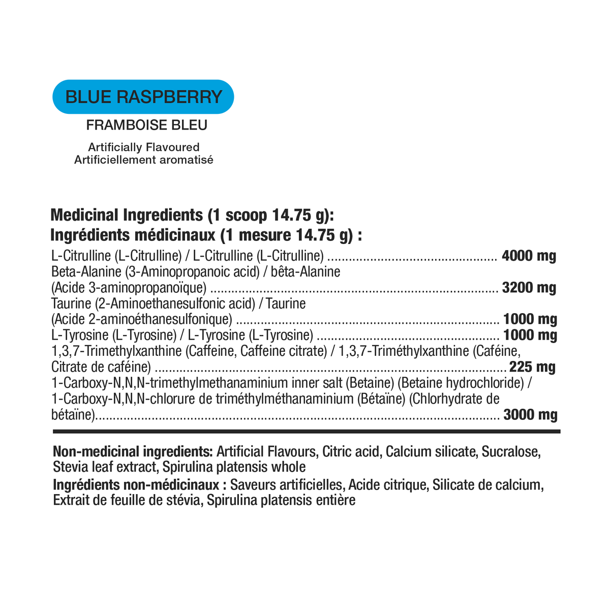 Informations Nutritionnelles