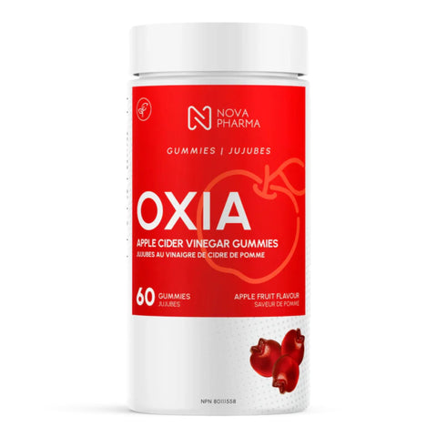 Nova Pharma - Oxia - Jujubes au Vinaigre de Cidre de Pomme - 60 Gummies