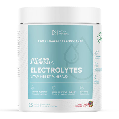 Nova Pharma - Électrolytes - 250g