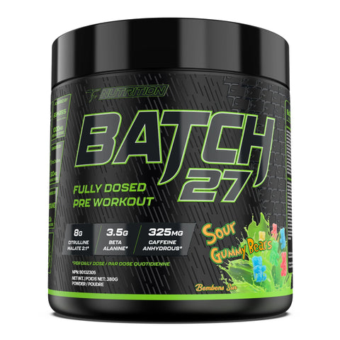 TC Nutrition - Batch 27 - Pre Workout - 380g