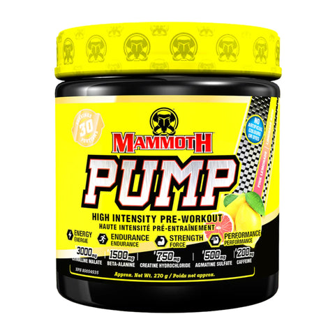 Mammoth - Pump Pré-Workout 270g