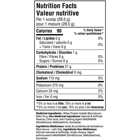 Informations Nutritionnelles