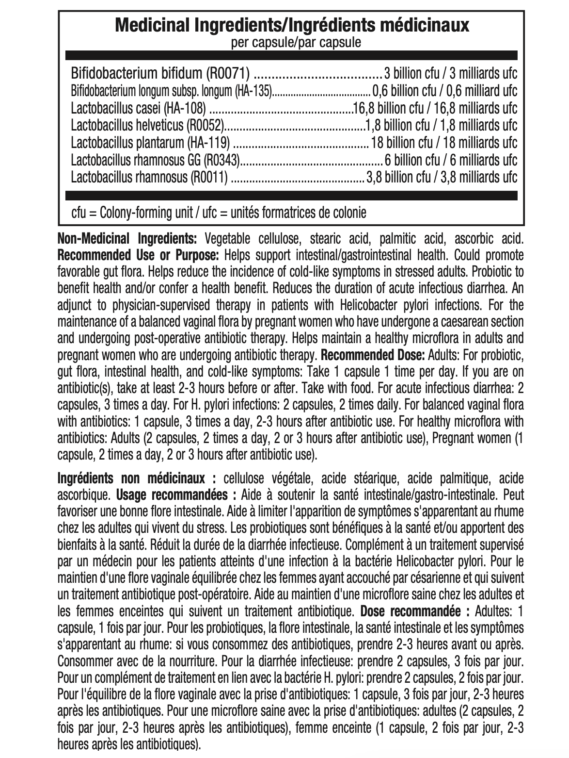 Informations Nutritionnelles