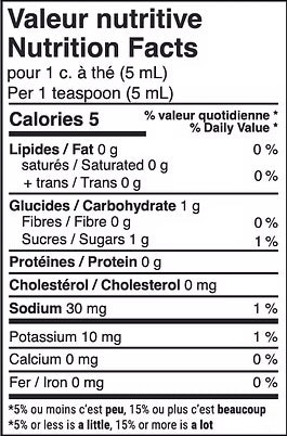 Nutritional Information