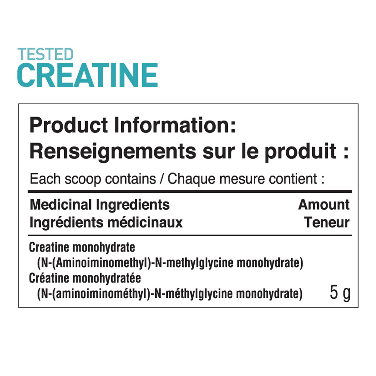 Informations Nutritionnelles
